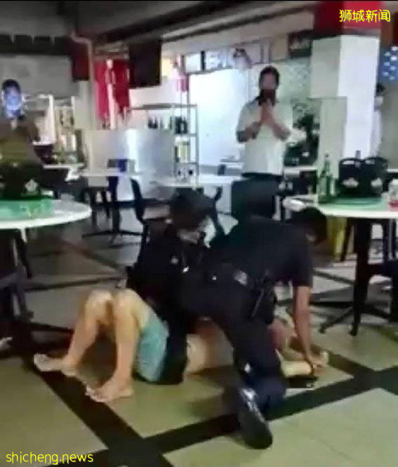 深夜喝酒 大鬧咖啡店 火爆叔襲警遭制伏