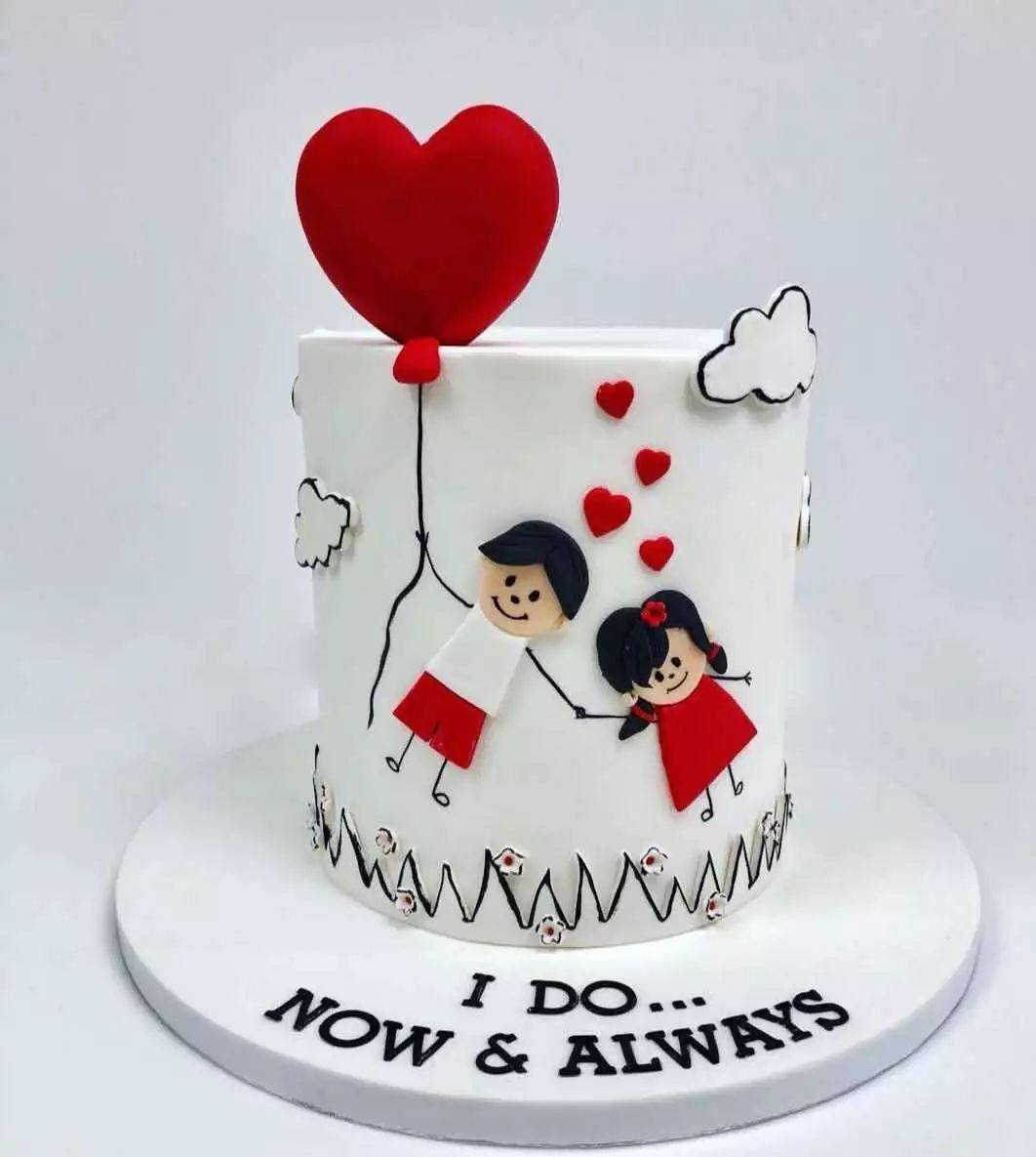 叮咚!你有一個情人節蛋糕請簽收!比玫瑰還好看的花也來了