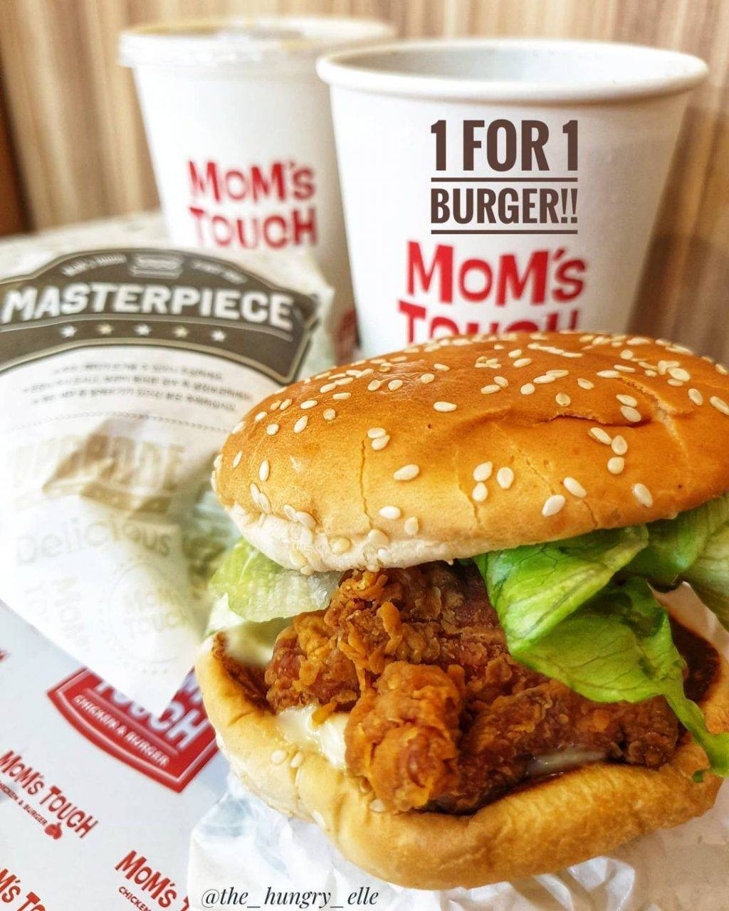 Mom's Touch全新分店在The Centrepoint🎉開業優惠來襲💥四月份指定漢堡買一送一🍔