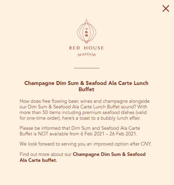 Red House Seafood點心海鮮自助餐S$28.80++‼熟食點心炸物、壕吃豐富海鮮，今天誰都別想瘦😈