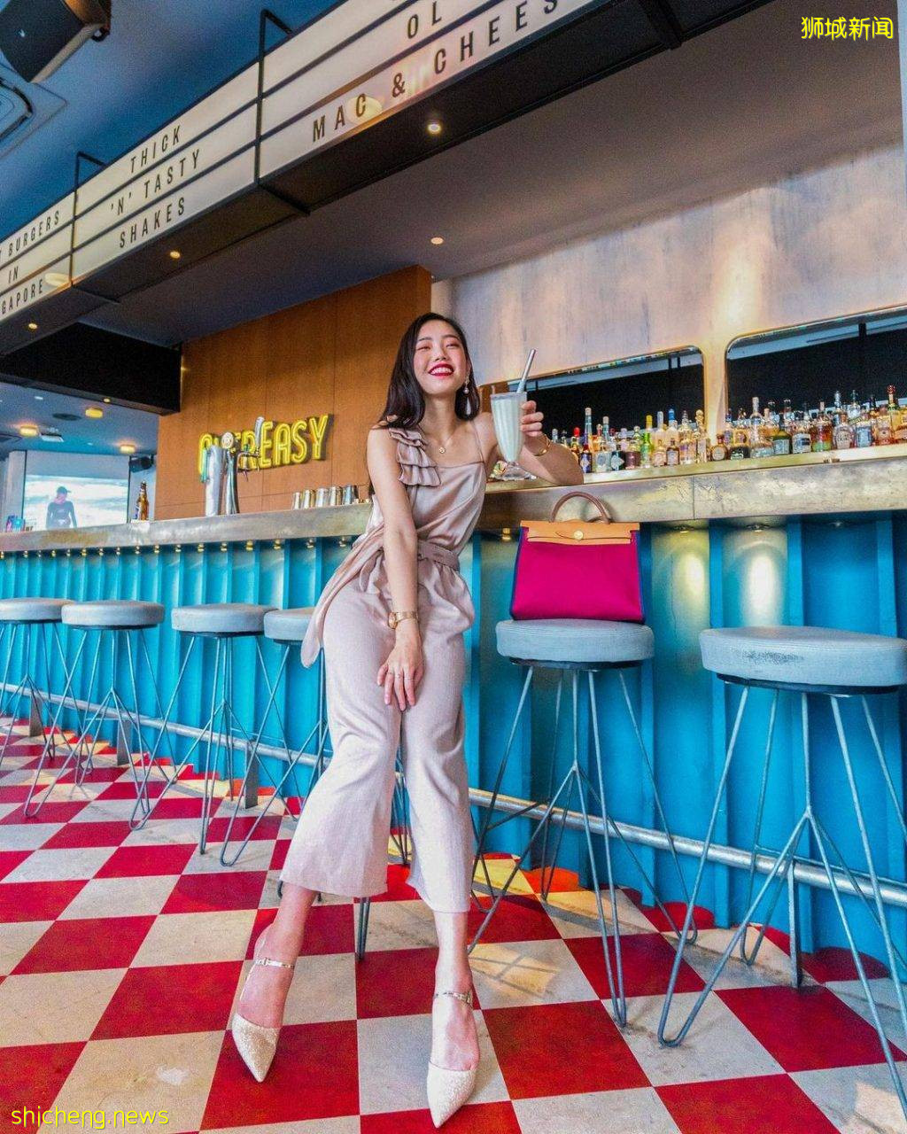 新加坡6家美式複古餐廳合集！經典鮮豔配色、打造電影場景🎞格調滿滿的異國風情✨ .