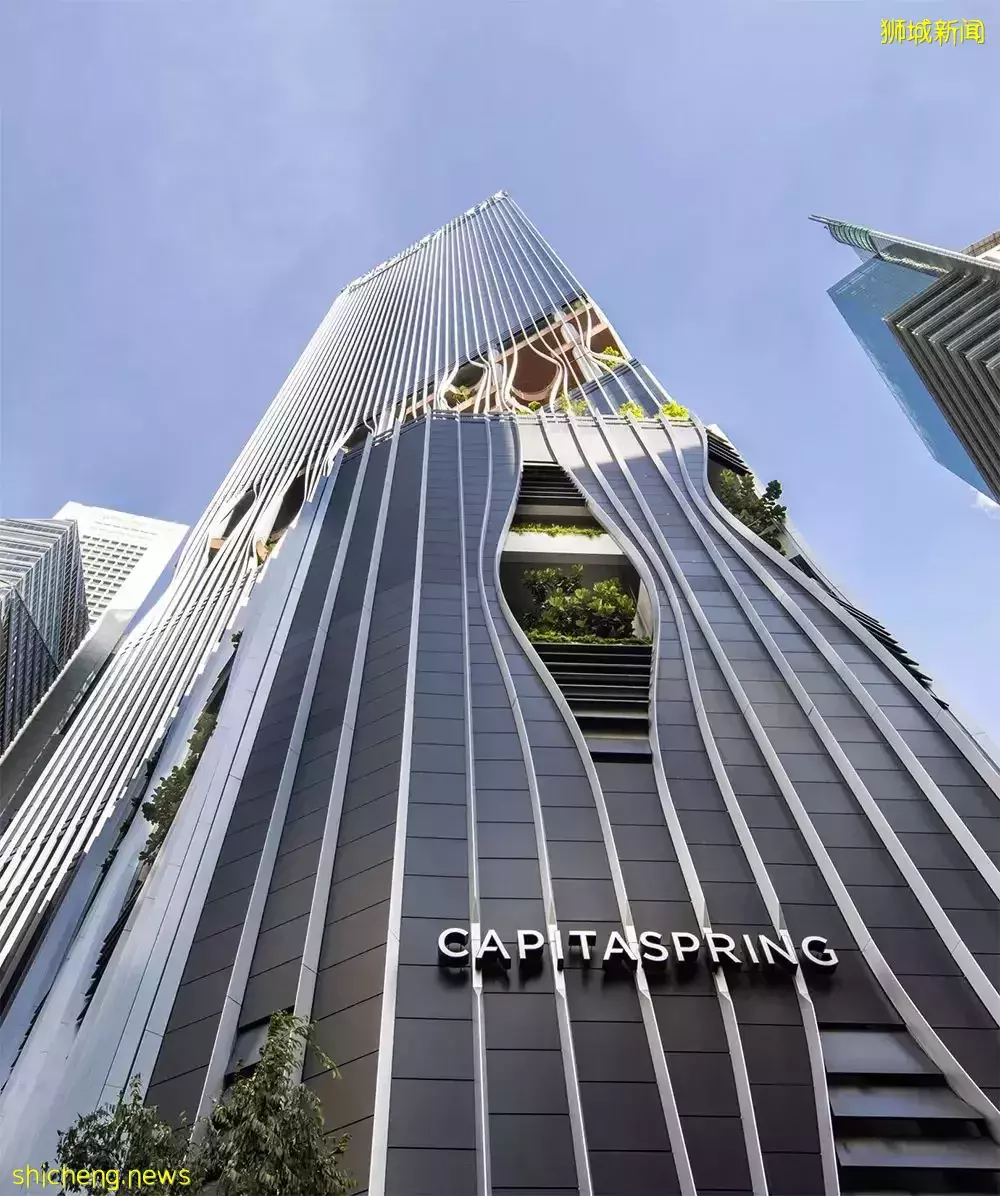 新加坡摩天大樓 CapitaSpring 新LOGO
