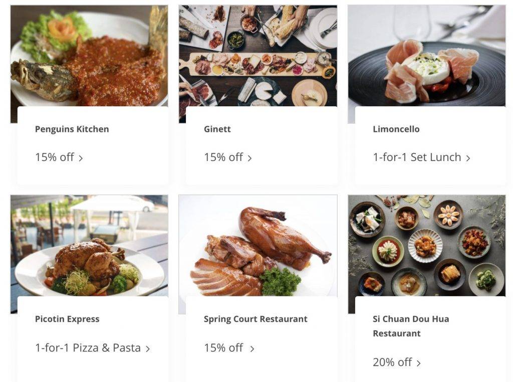 OCBC聯手本地80+家精選餐廳,推出持卡人專屬買一送一、7折優惠!有效期至6月30日