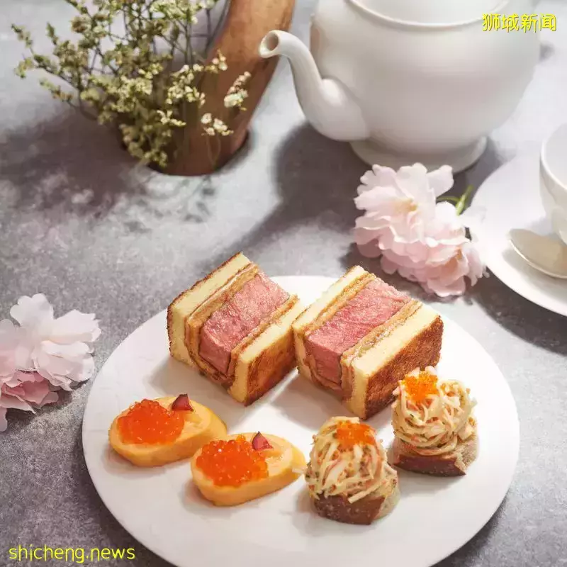 莱佛士酒店的樱花下午茶上架啦!春意盎然的食物设计,唤醒你沉睡的少女心😘
