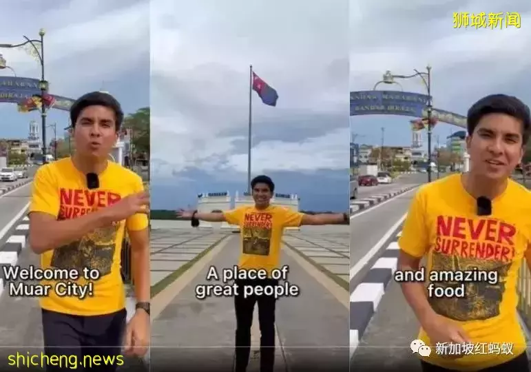 马国帅哥议员亲上阵　拍视频推销麻坡瞄准新加坡人死穴