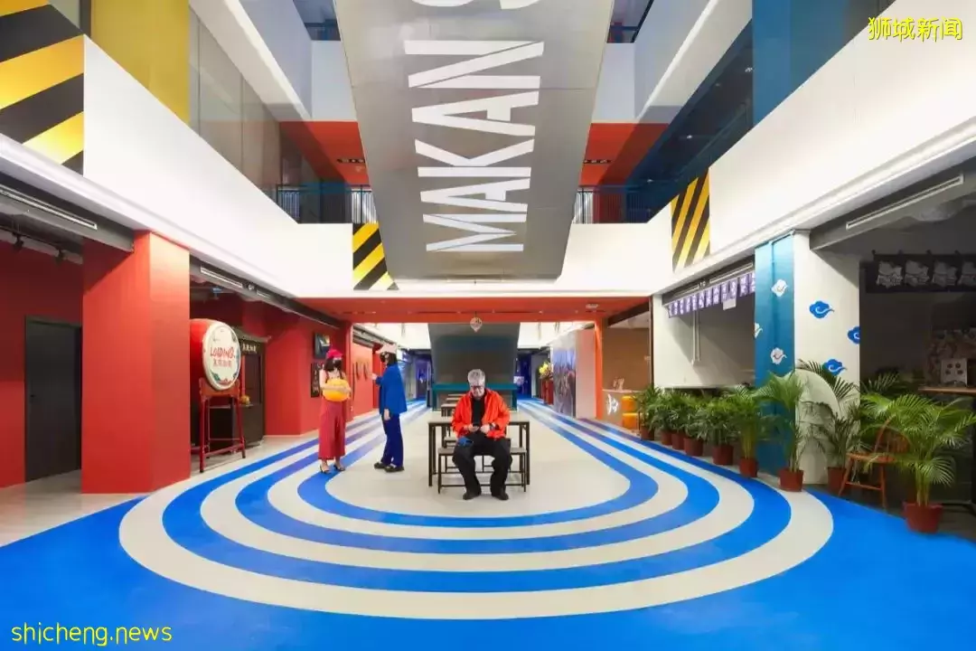 新加坡老商場改造,用工業霓虹升級視覺地標