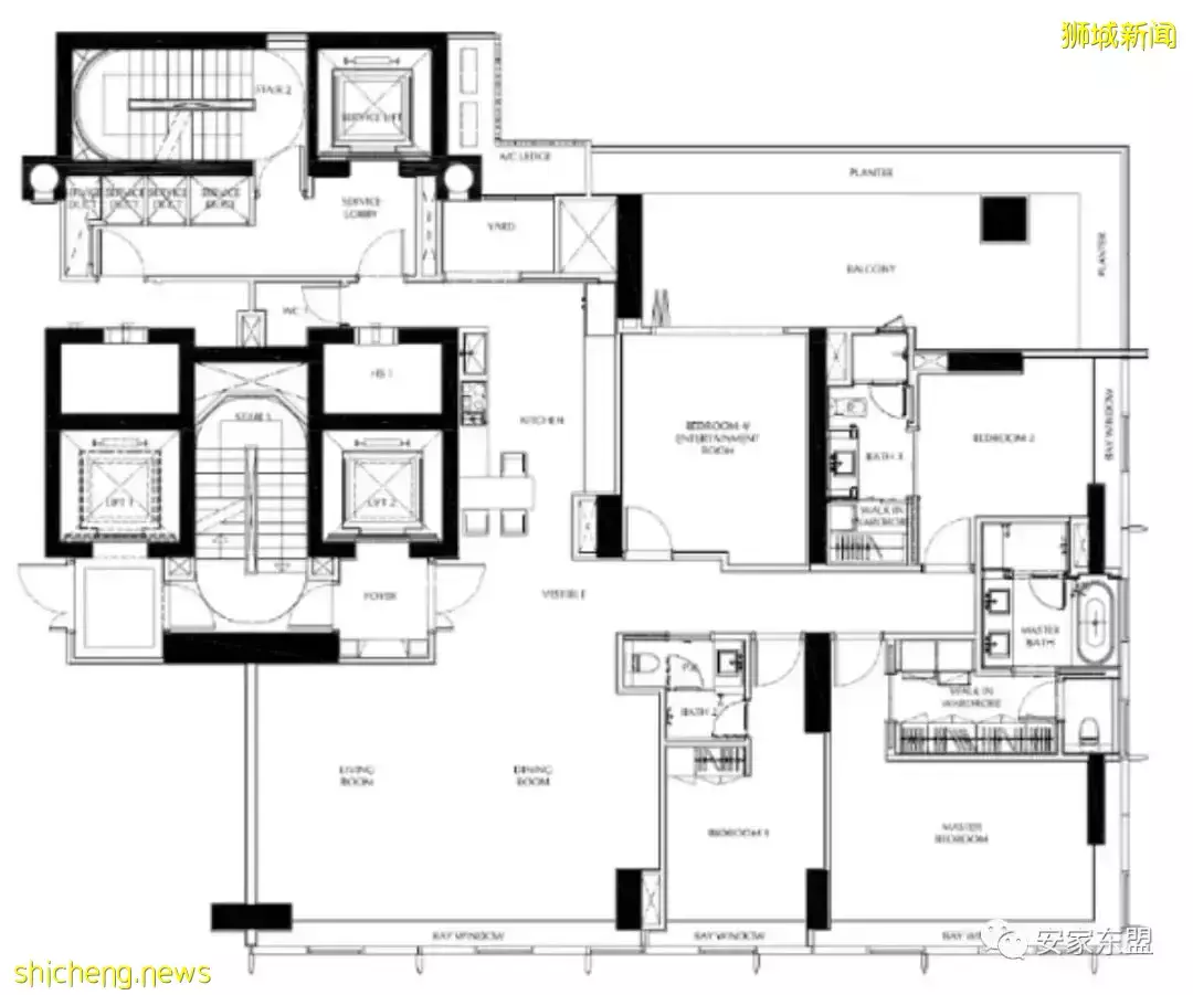 新加坡性價比高的大平層盤點,對面的土豪看過來,中新兩地3千萬美金富豪4年內會增50%