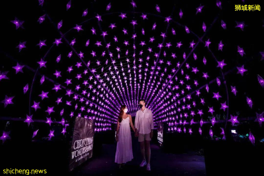 美輪美奂！新加坡聖誕仙境回歸，星光大道、熱帶雪、嘉年華