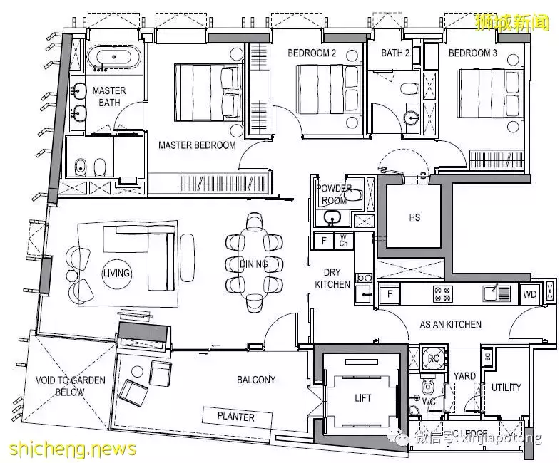 乌节三翠林：第10邮区豪宅，永久地契，值得您收藏，最新豪华四卧室样板房