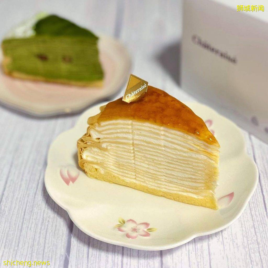 甜食时间到🔛盘点新加坡千层蛋糕😋柔韧饼皮+细腻奶油🍰层层叠加、好料层层