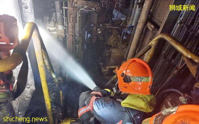 拖船引擎室起火 八人吸入浓烟及烧伤送院