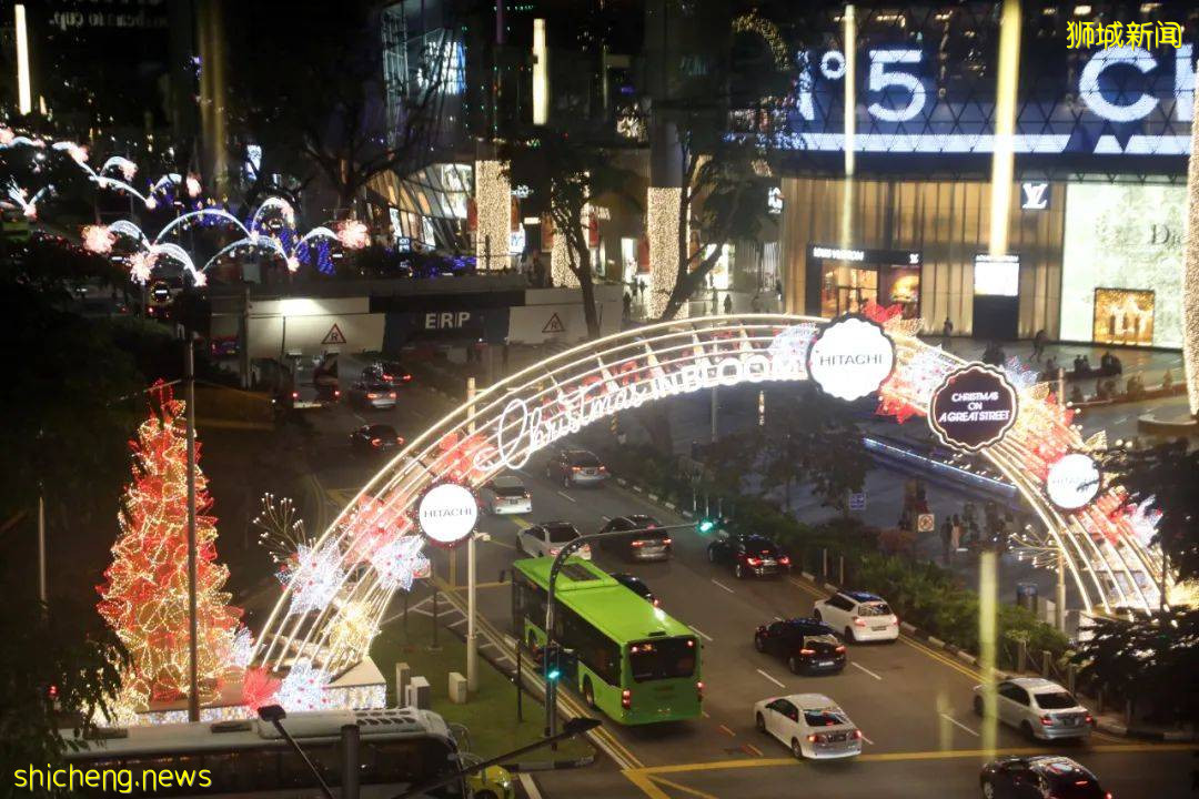 “花開聖誕”亮燈，新加坡烏節路顔值飙升