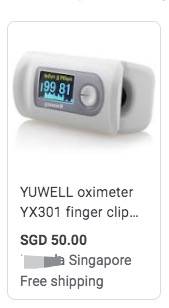 昨早,一大批人冒雨领政府免费发的血氧仪,价值50新币