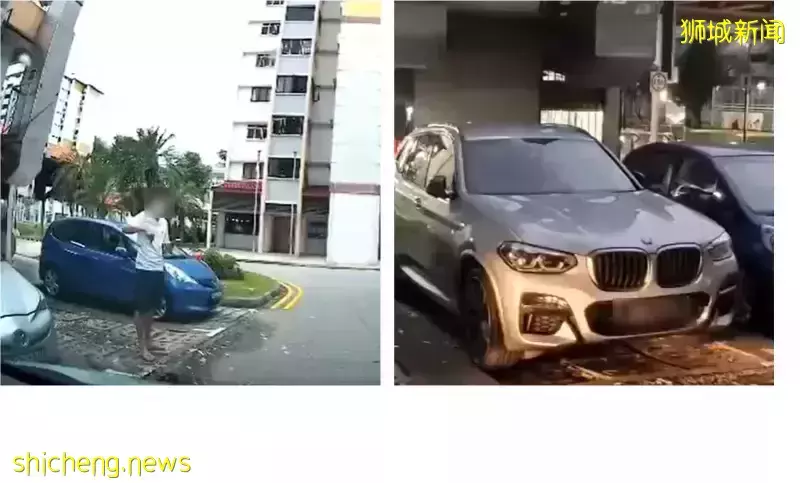 晚餐时间车位难求 男子为宝马“肉身霸位”