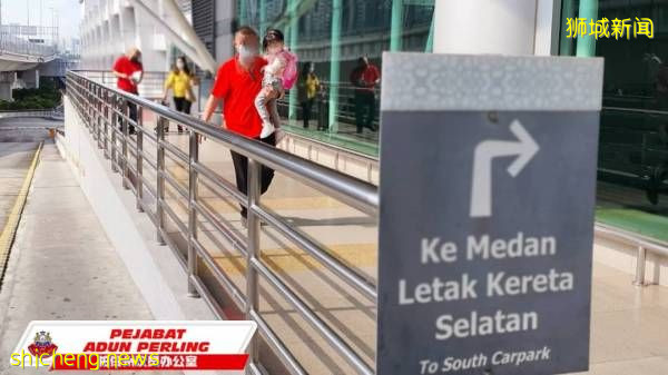 3岁女童抱着小熊 从太平南下进狮城团聚