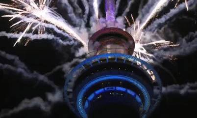 2021年第一個最美瞬間!新加坡全島煙火秀