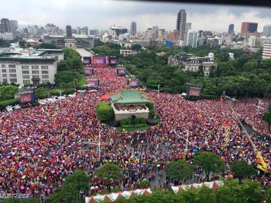 10万人相挺选总统　韩国瑜得先把口号转为实干