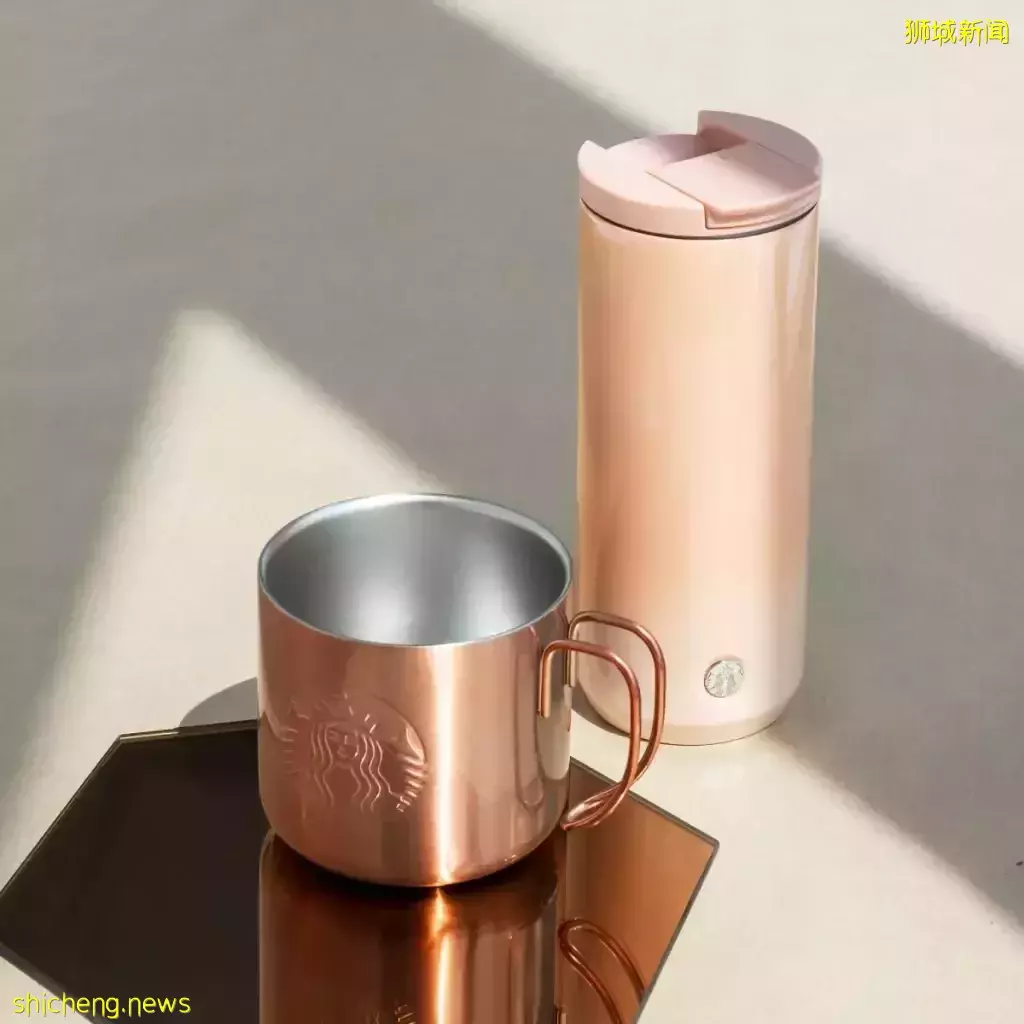 星巴克超火玫瑰金系列新品！現已全島上市
