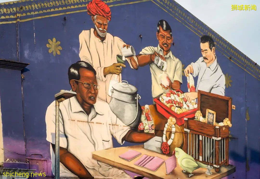 新加坡印度街区与传统中式寺庙欣赏