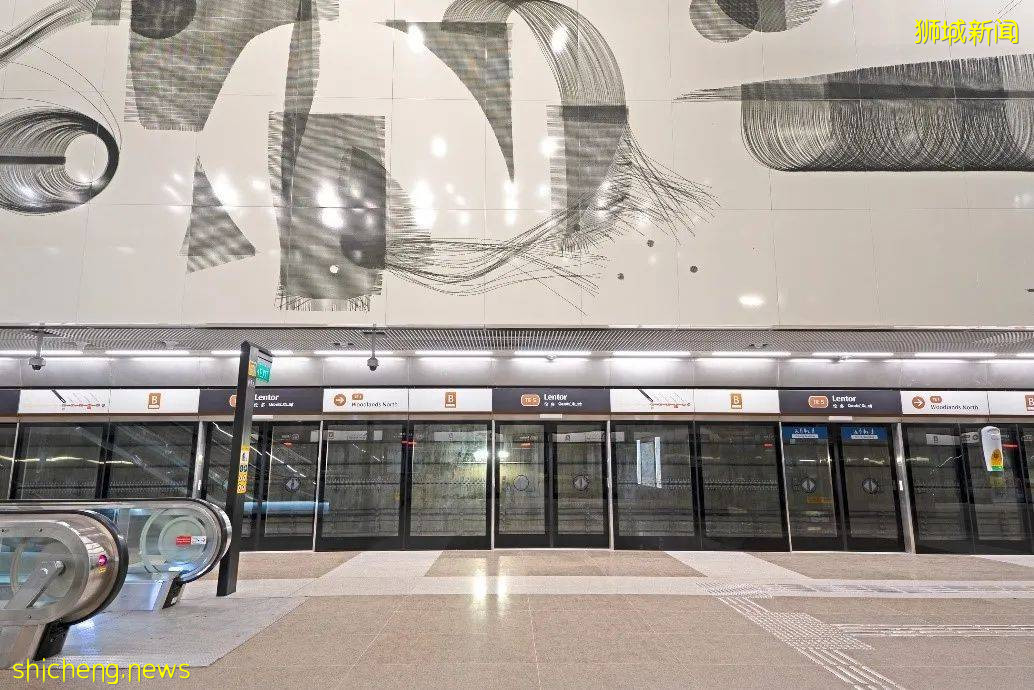 地铁通车 新加坡汤东线第二阶段开通啦!10万居民出行受益