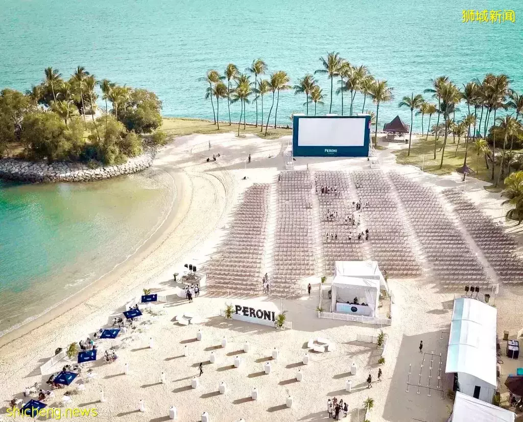 全亞洲最美戶外影院就在聖淘沙！讓你在沙灘夕陽下看好萊塢大片，一人只需$44.80，趕快預訂