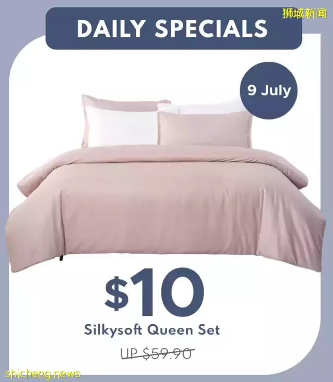 最愛床品大促！$449四件套免費送！低至25折！滿$100送$100
