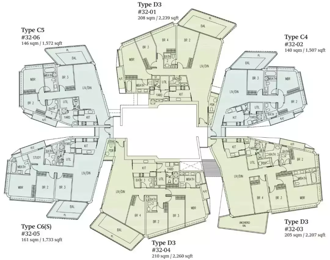 新加坡高级公寓(特殊户型)鉴赏 没吃过猪肉来看看猪跑
