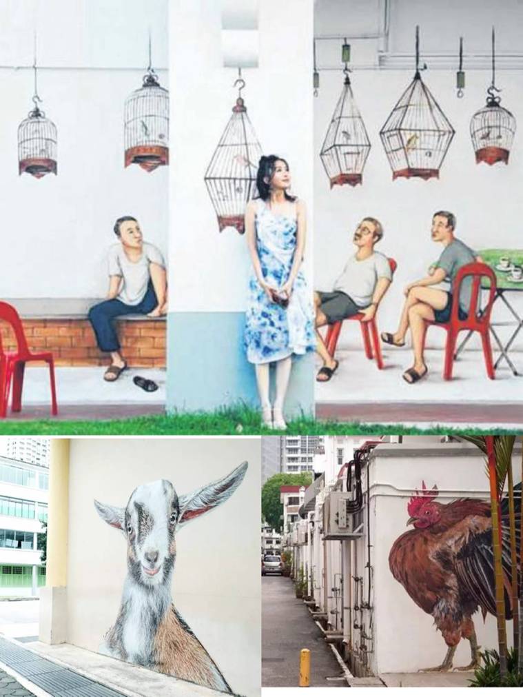 新加坡这些风情街区的壁画火了！餐厅、居家、办公室纷纷模仿