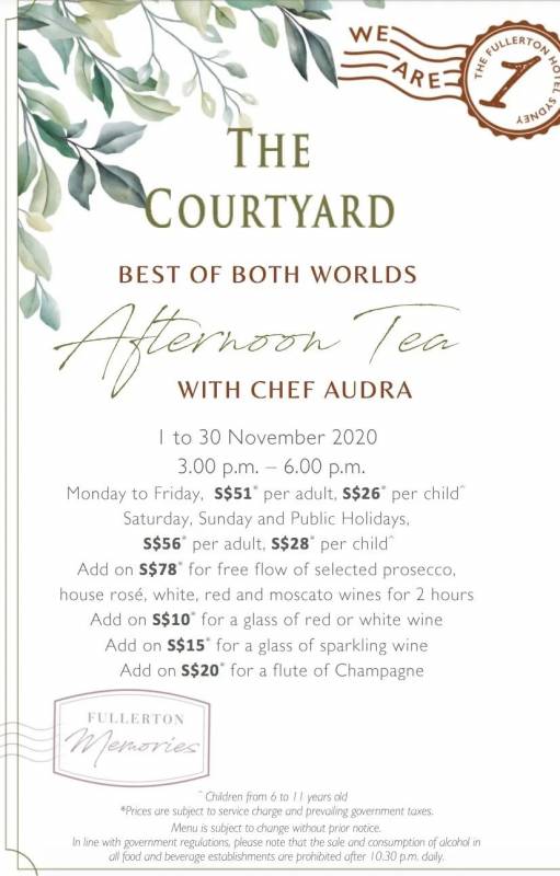 新加坡11月最浪漫活動!聖淘沙大餐,超美下午茶,芽籠看電影