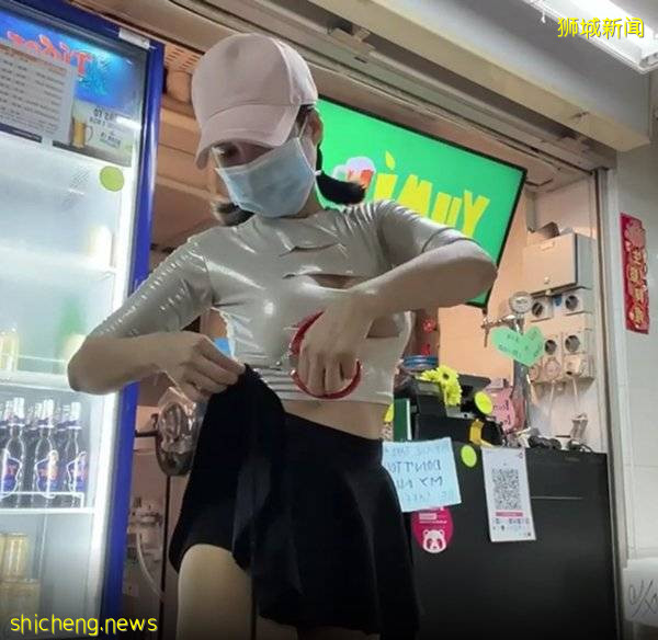 衣服胸前剪3个洞 啤酒妹这样很Salah