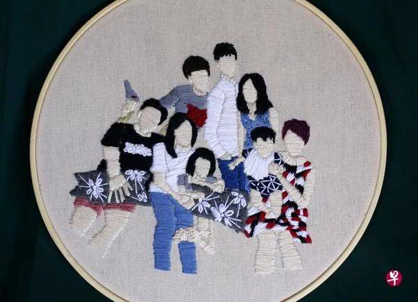 她——白天是景观建筑师,下班后拿起刺绣针一针一线勾勒出