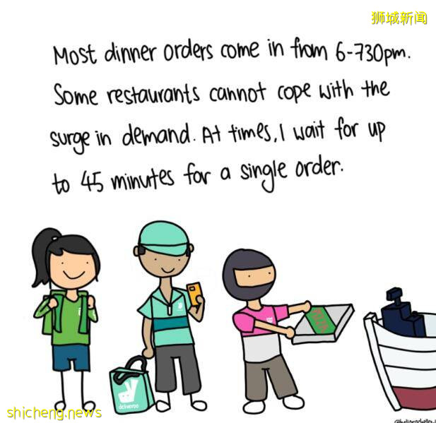 新加坡“送餐女孩曆險記”走紅，網友：妹紙太可愛了！正能量!