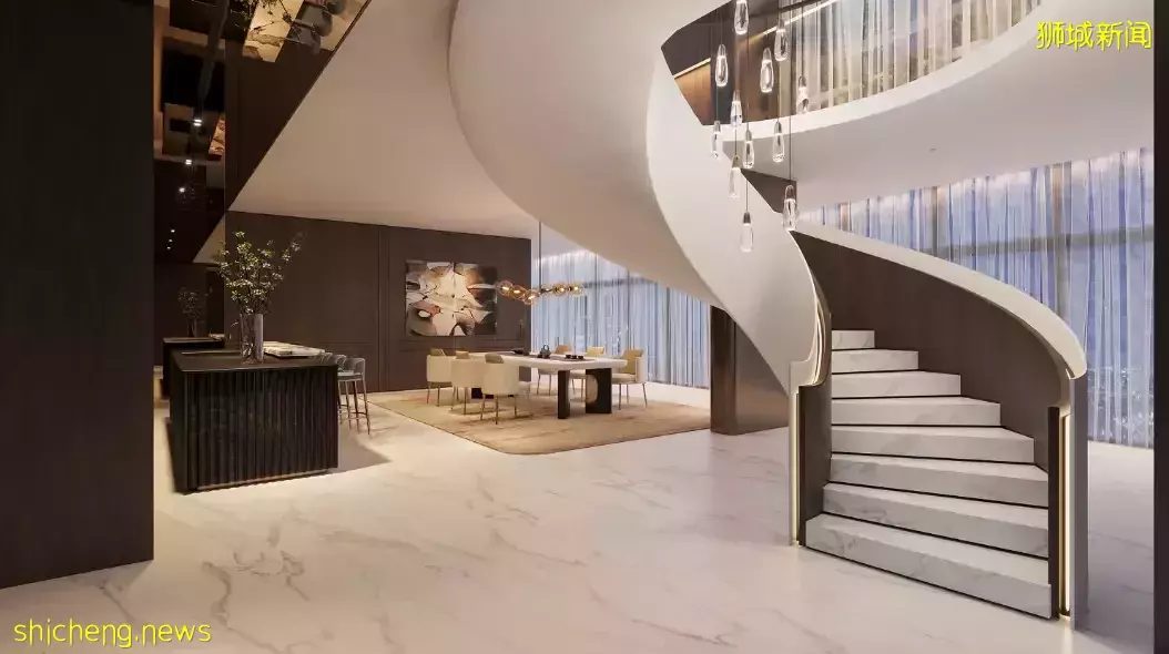 濱海灣居(Marina Bay Residences)的 "空中別墅 "售價1.1111億新元