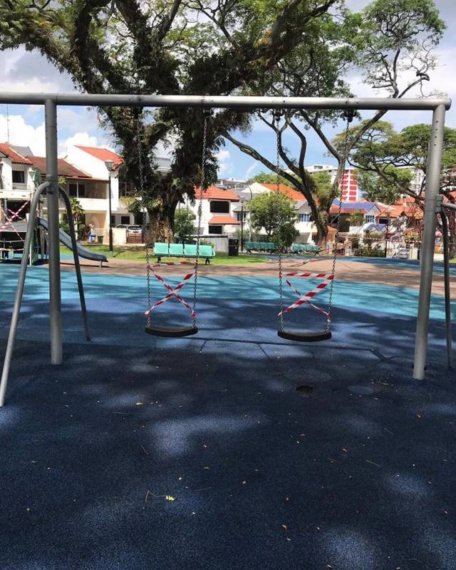 新加坡用膠帶做了一場大型公共藝術