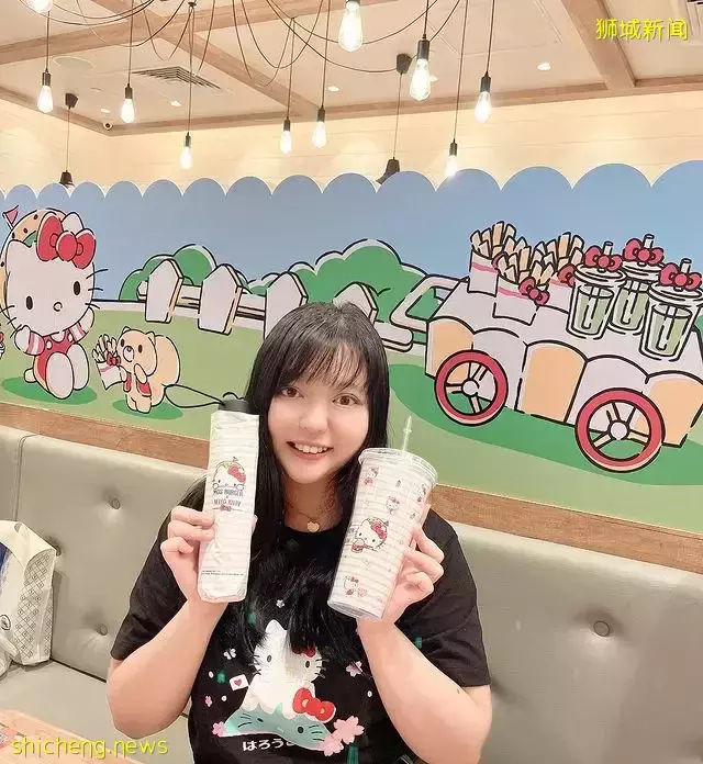 Mos Burger推出精美的Hello Kitty水杯与雨伞！凡购买套餐即可以优惠价购买😘 