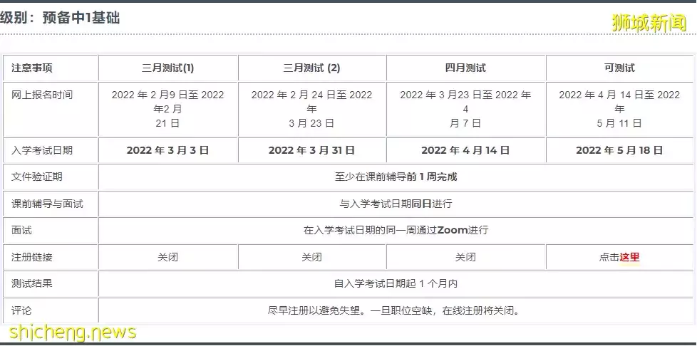 考試安排更新!2022新加坡三育中小學5月入學考試安排出爐