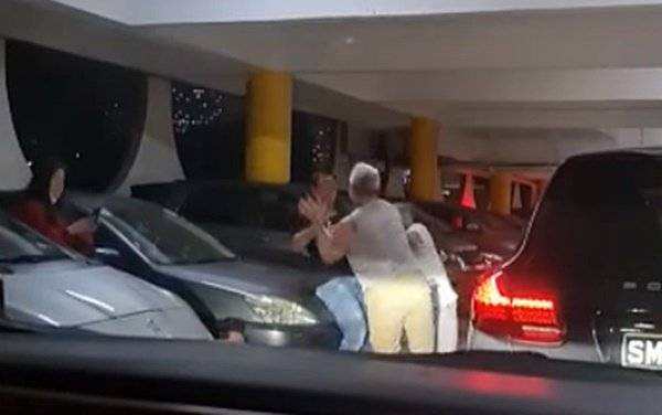 【空拳KO三男子】白发叔指醉酒男挑衅   护妻才动手自卫 