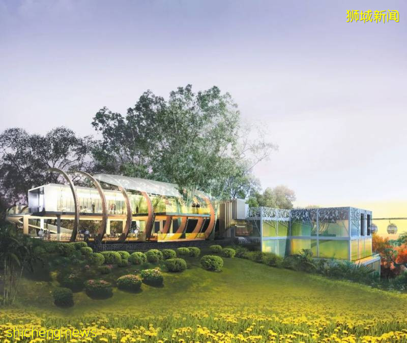 搭乘空中缆车，直达花柏山顶餐饮娱乐胜地