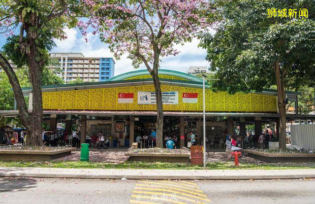 实拍新加坡人吃快餐的地方,看看物价怎样,很多中国游客也来排队