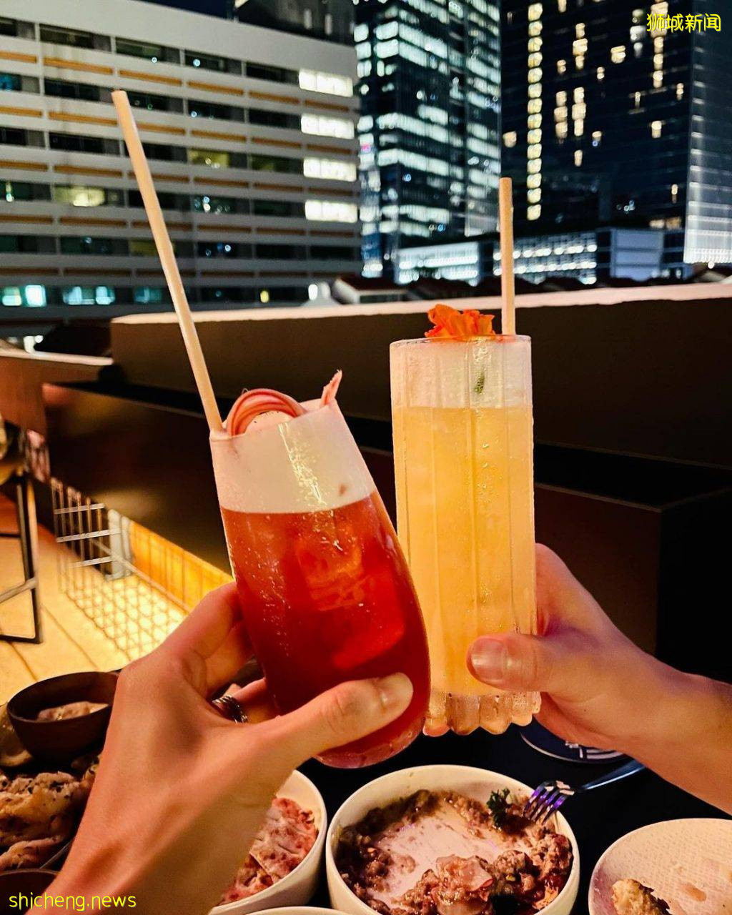 Tanjong Pagar屋頂酒吧“Levant”🍸四樓天台美景、小酌幾杯，感受地中海異國風情✨