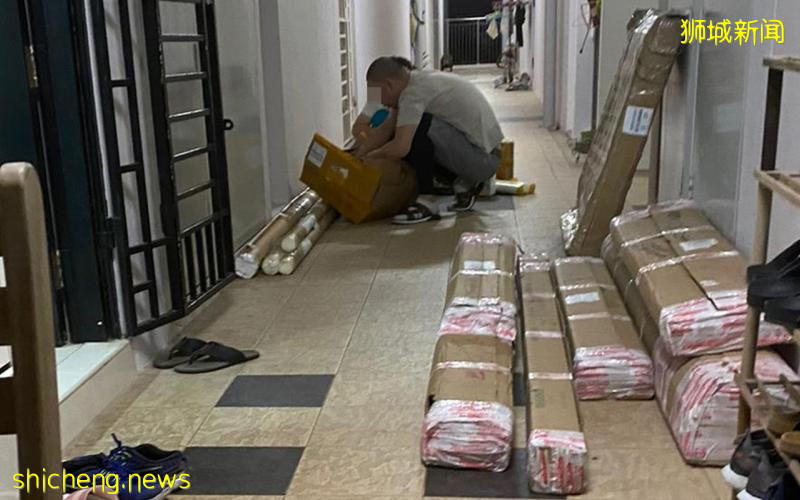 男子投诉邻居： 走廊拆卸货物 把住家当工厂