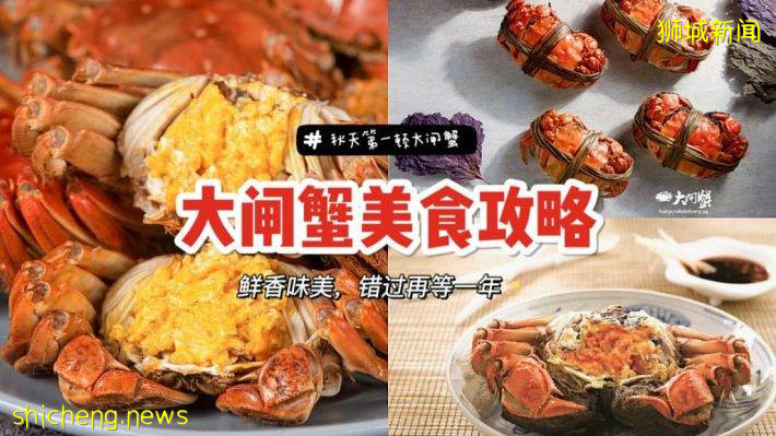 秋风起蟹脚痒，新加坡吃大闸蟹完全攻略！在家吃or店里吃全部都有