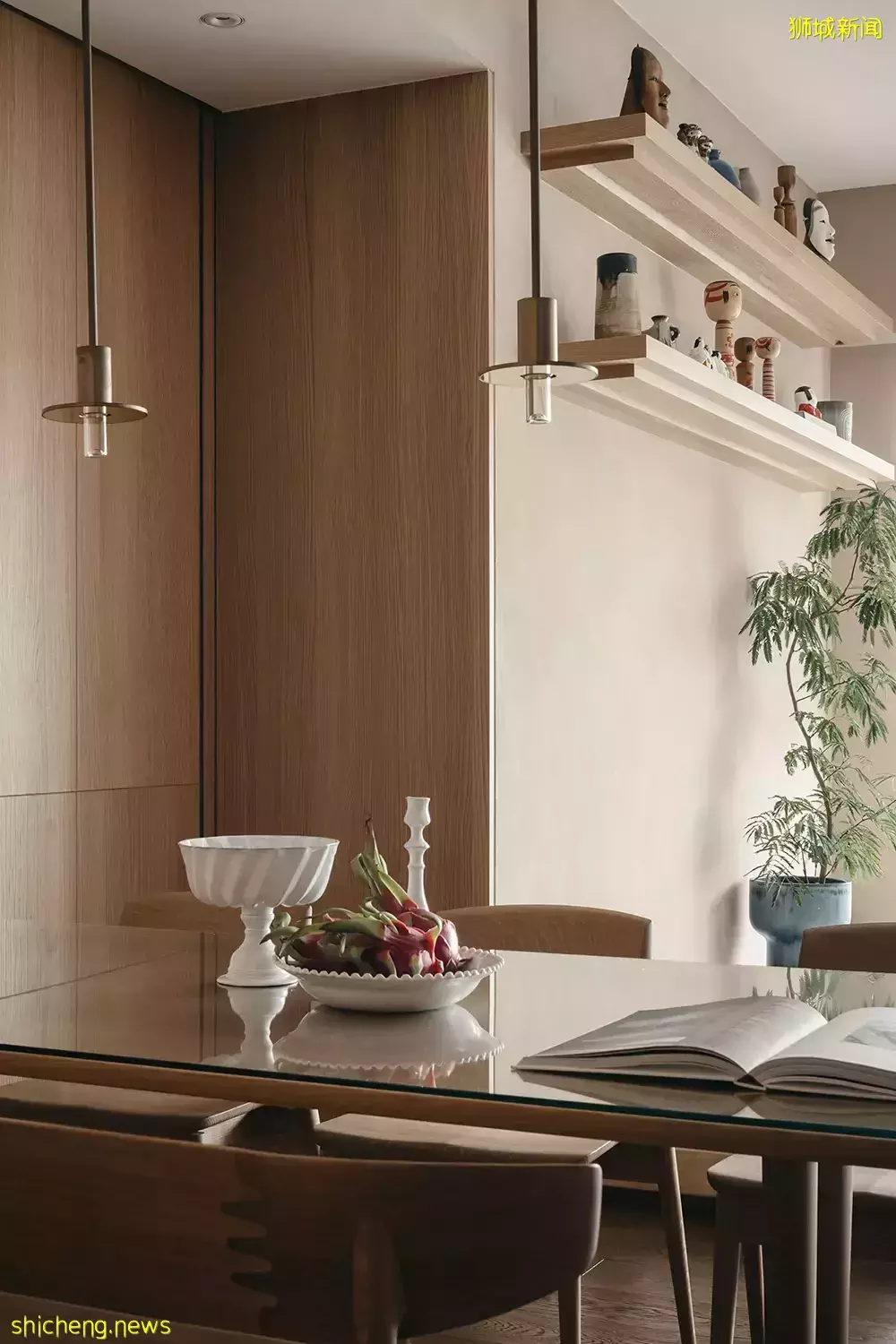 新加坡Soleil公寓，原木色帶來的禅意，​Monocot Studio