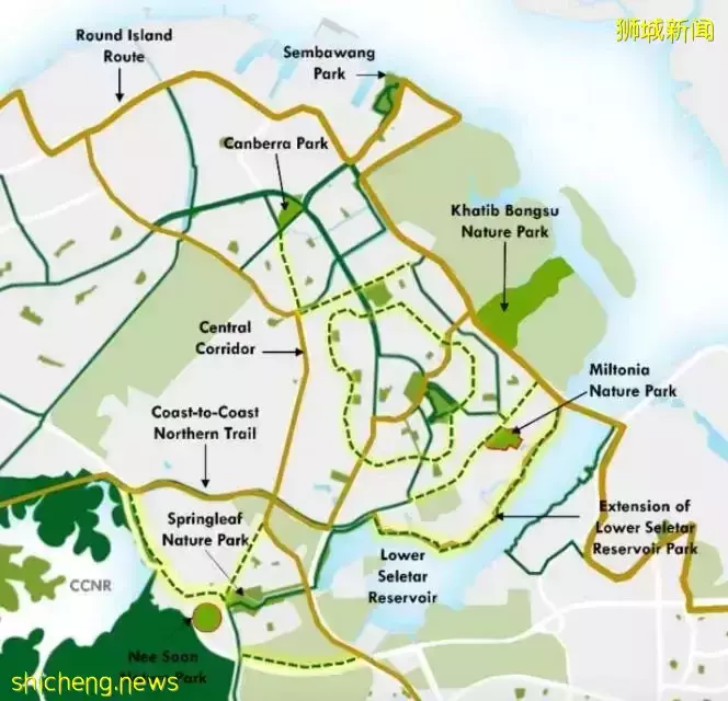 喜大普奔!新加坡北部將增加 3 個公園和 80 公裏的步道