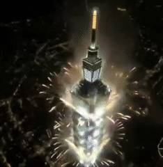 2021年第一個最美瞬間!新加坡全島煙火秀