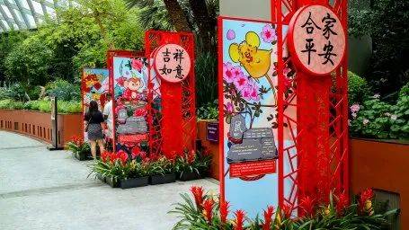 濱海灣花園新春花卉展【大麗花之夢】，1月15日開幕！喜氣洋洋迎牛年