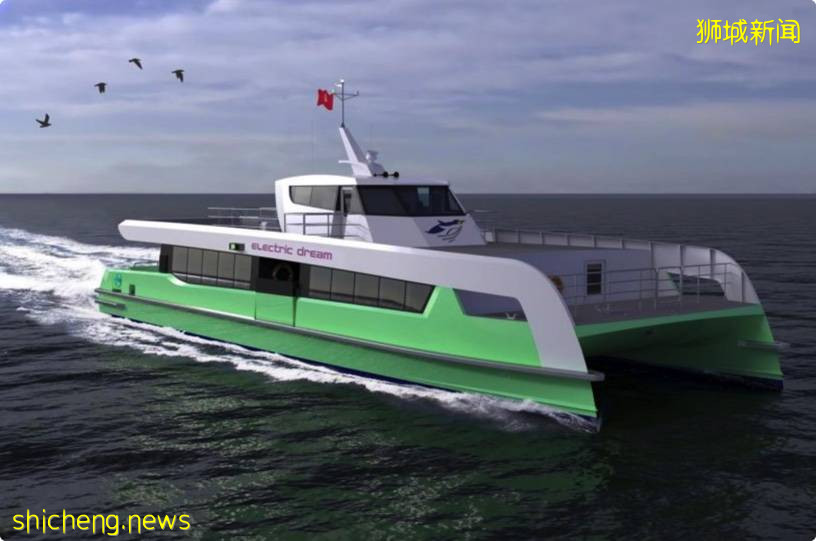 新加坡首个电动渡轮登场 每天乘载 3,000 名乘客,由Shell运营
