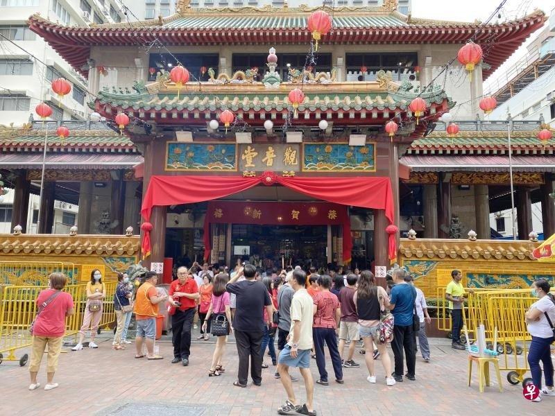 ◤武汉肺炎◢ 受疫情影响 四马路观音堂取消活动