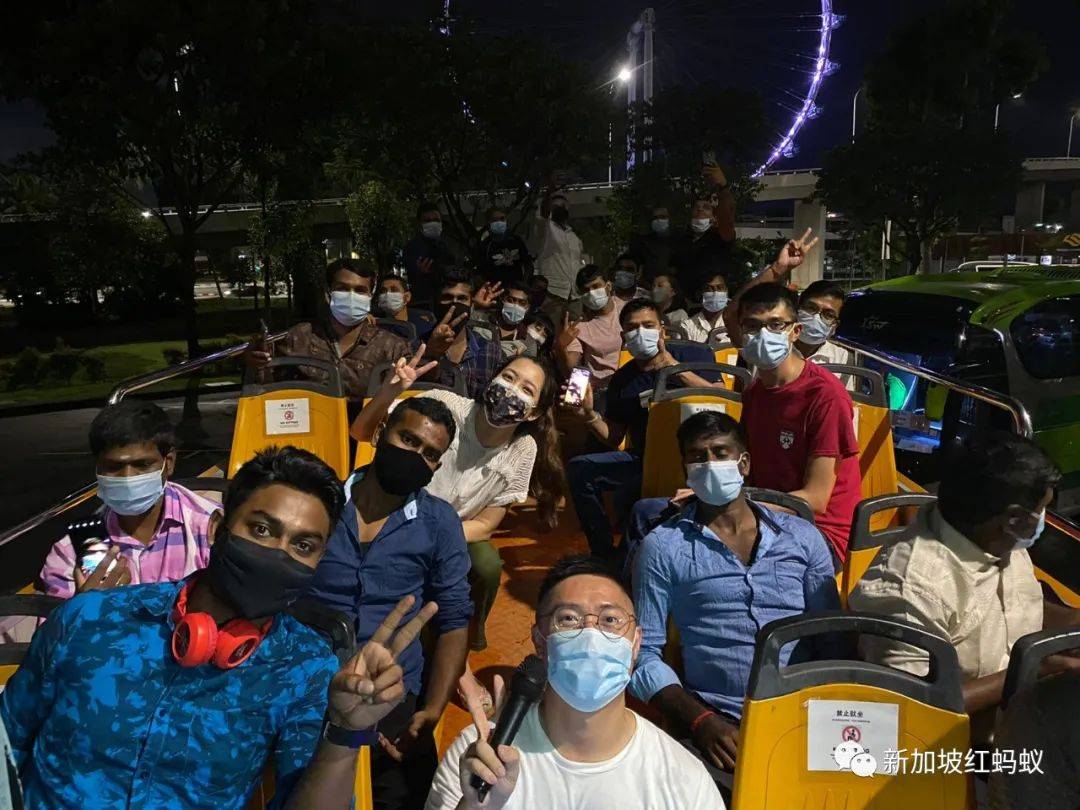 新加坡人力部打溫情牌，佳節與義工團體攜客工遊車河一解思鄉情