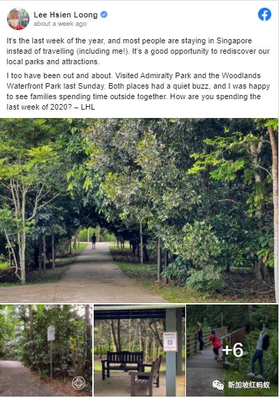 放年假的李顯龍總理不能出國，跑去新加坡這些地方打卡